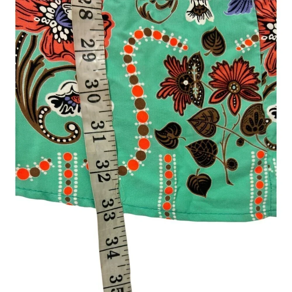 Black Bead Women's Floral Short Dress - Picture 6 of 6